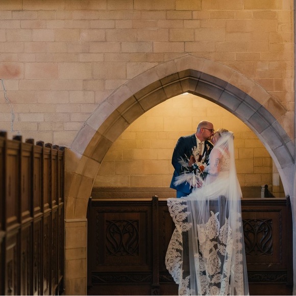 Handmade Boho Bridal Veil - Picture 2 of 3